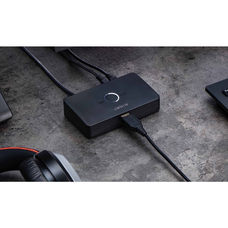Alt View 2. Jabra - Jabra LINK 950 Headset Switch - Acrylonitrile Butadiene Styrene (ABS), Polycarbonate for Headset.