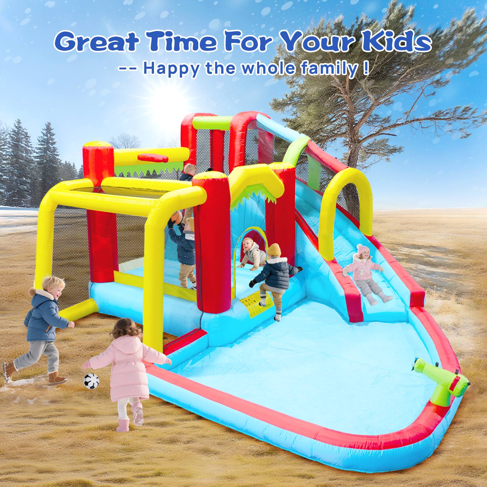 Great Time For Your Kids -- Happy the whole family !