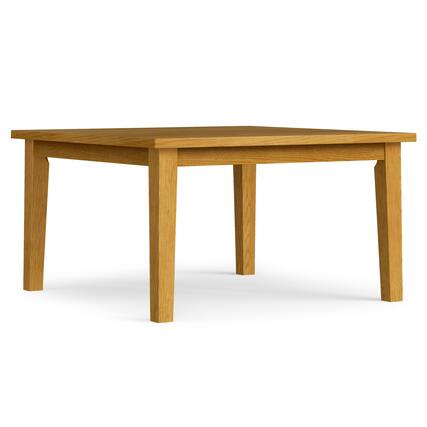 Front. Simpli Home - Eastwood 54 inch x 54 inch Square Contemporary Dining Table in Oak - Oak.