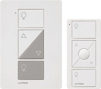 Lutron - Caseta Smart Lighting Lamp Dimmer and Remote Kit - White - Front_Zoom