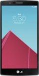 Front Zoom. LG - G4 4G with 32GB Memory Cell Phone (Unlocked) - Genuine Leather Black.