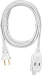 Front Zoom. Insignia™ - 10' 3-Outlet Extension Power Cord - White.