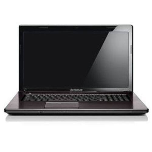 Front Standard. Lenovo - 17.3" Essential Notebook - 8 GB Memory - 750 GB Hard Drive - Black, Dark Brown.