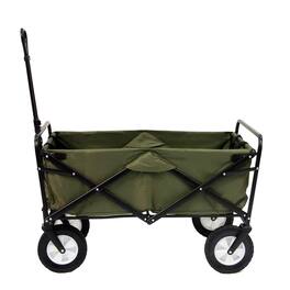Mac Sports - Collapsible Folding Outdoor Utility Garden Camping Wagon Cart - Green