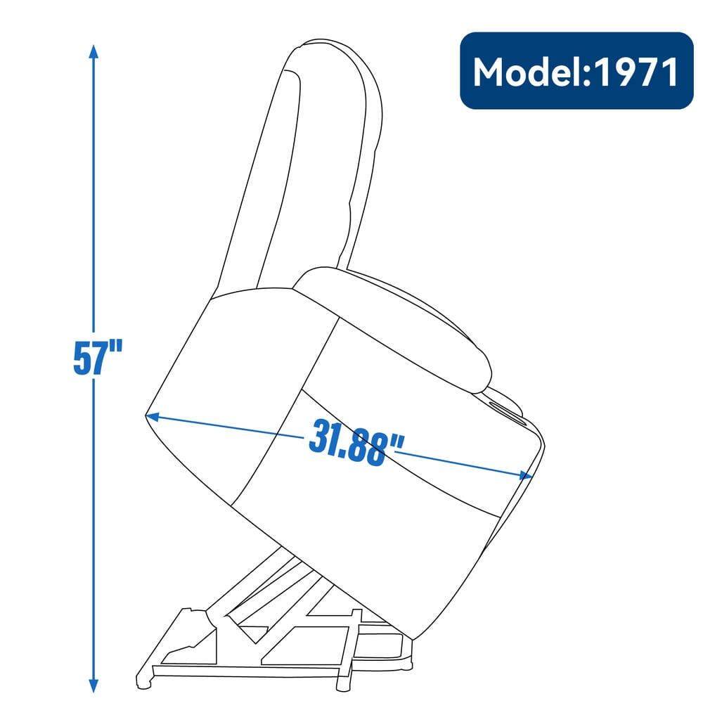 Model: 1971  
57"  
31.88"