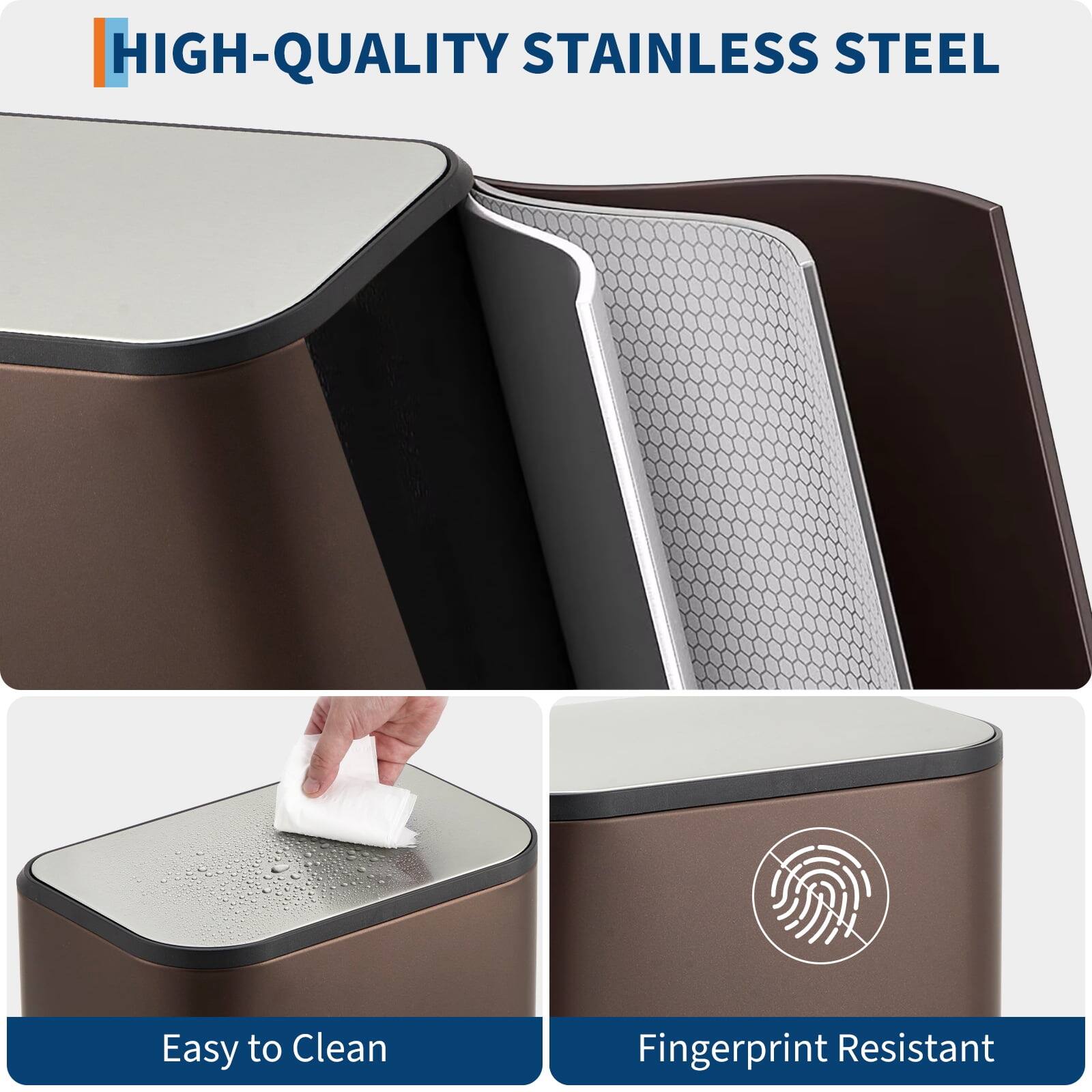 HIGH-QUALITY STAINLESS STEEL

Easy to Clean

Fingerprint Resistant