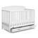 Front. Graco - Benton 5-in-1 Convertible Crib with Drawer - White.