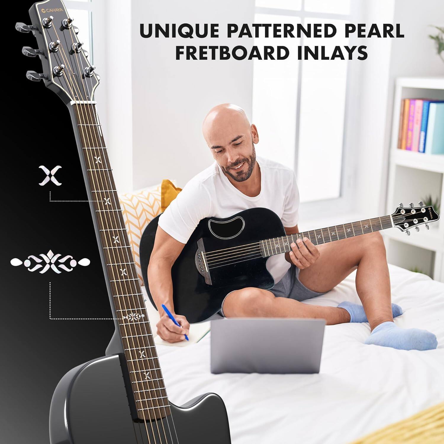 CAHAYA UNIQUE PATTERNED PEARL FRETBOARD INLAYS

UNIQUE PATTERNED PEARL FRETBOARD INLAYS