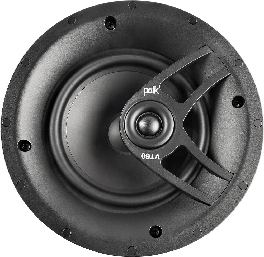 Polk Audio 6 5 2 Way In Ceiling Speaker Each White Vt60 Best Buy