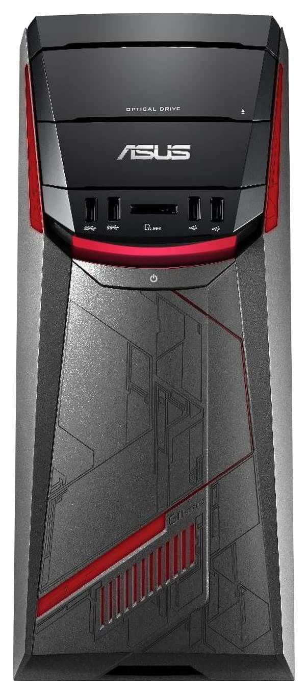 Front. Desktop - Intel Core i7 - 16GB Memory - 2TB+8GB Hybrid Hard Drive - Gray.