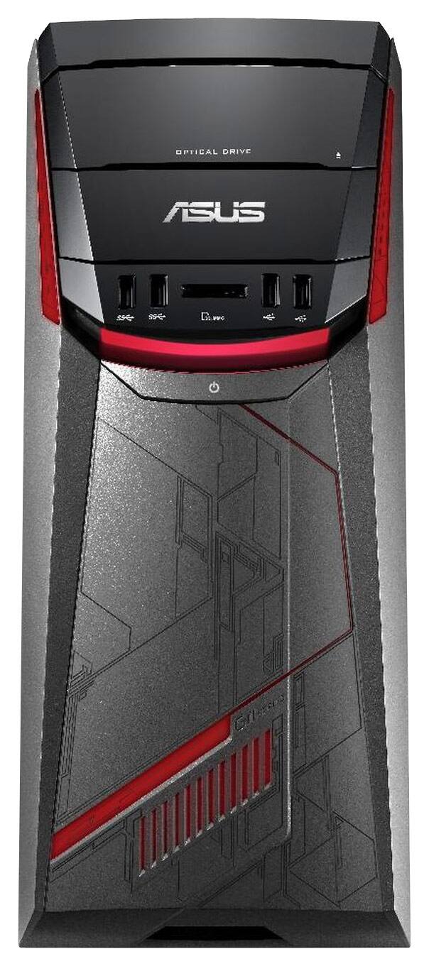 Front. Desktop - Intel Core i5 - 8GB Memory - 1TB+8GB Hybrid Hard Drive - Gray.