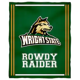 Vive La Fete - Wright State Raiders 36'' x 48'' Children's Mascot Plush Blanket - Multicolor