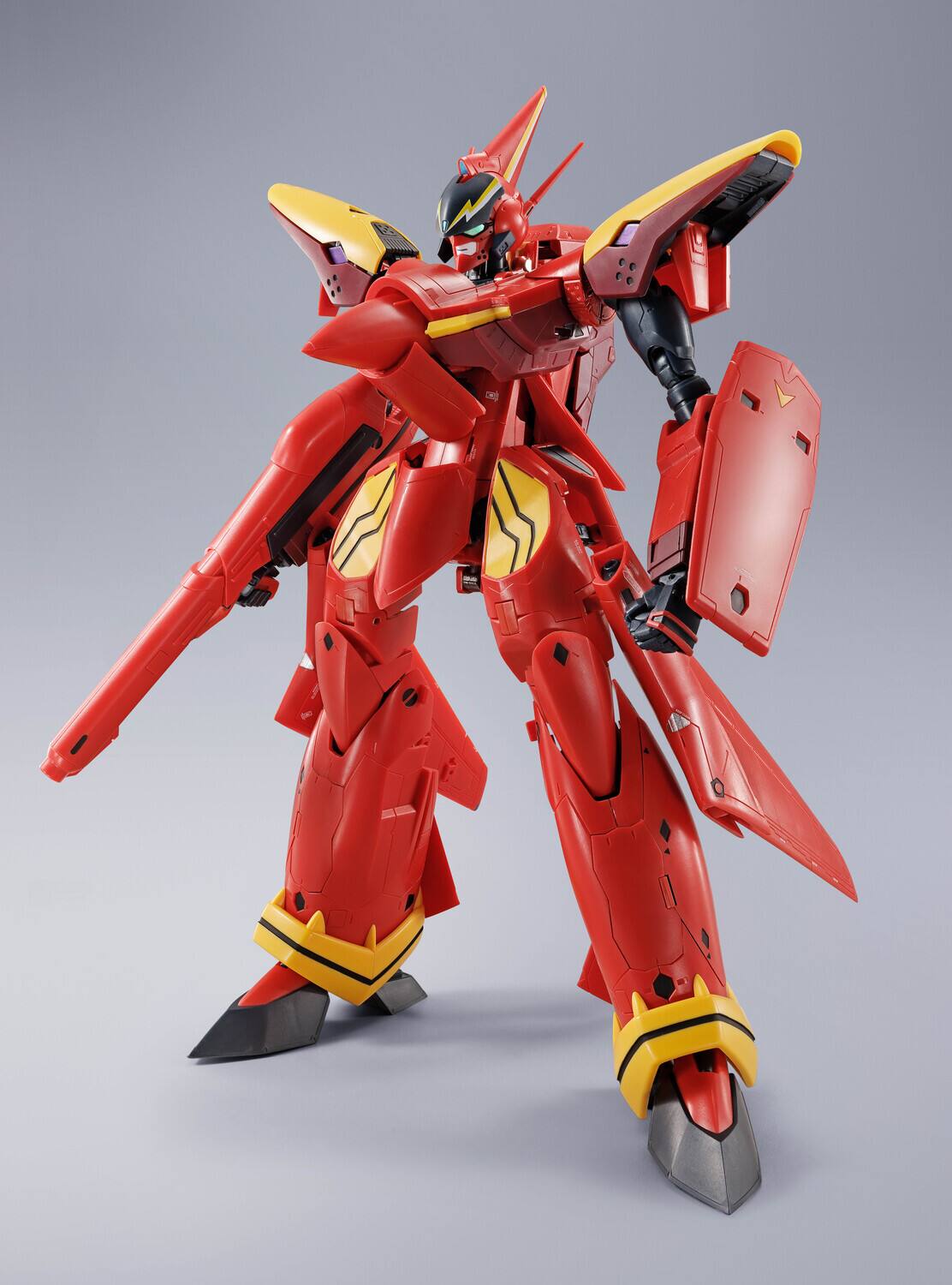 Alt View 1. Bandai - Tamashii Nations - Macross 7 - DX Chogokin - VF-19 Custom Excalibur Basara Nekki Special Action - COLLECTIBLES - Multicolor.