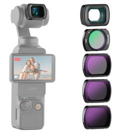 Neewer - 4-Pack ND/CPL Filter & 0.75X Wide Lens Set for DJI Pocket 3