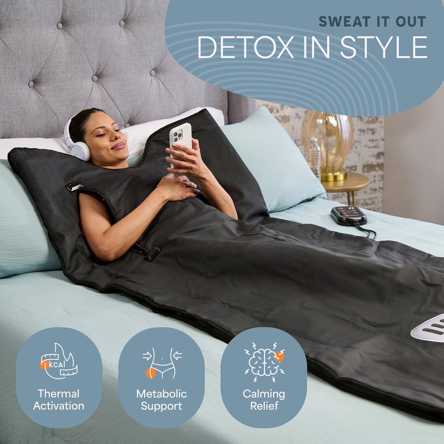 SWEAT IT OUT  
DETOX IN STYLE  

- Thermal Activation  
- Metabolic Support  
- Calming Relief