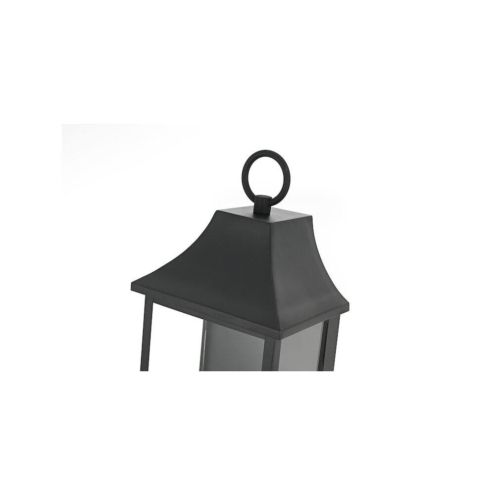 Alt View 3. Elegant Lighting - Shepard 8 inch Outdoor Wall Sconce in Black - Black.