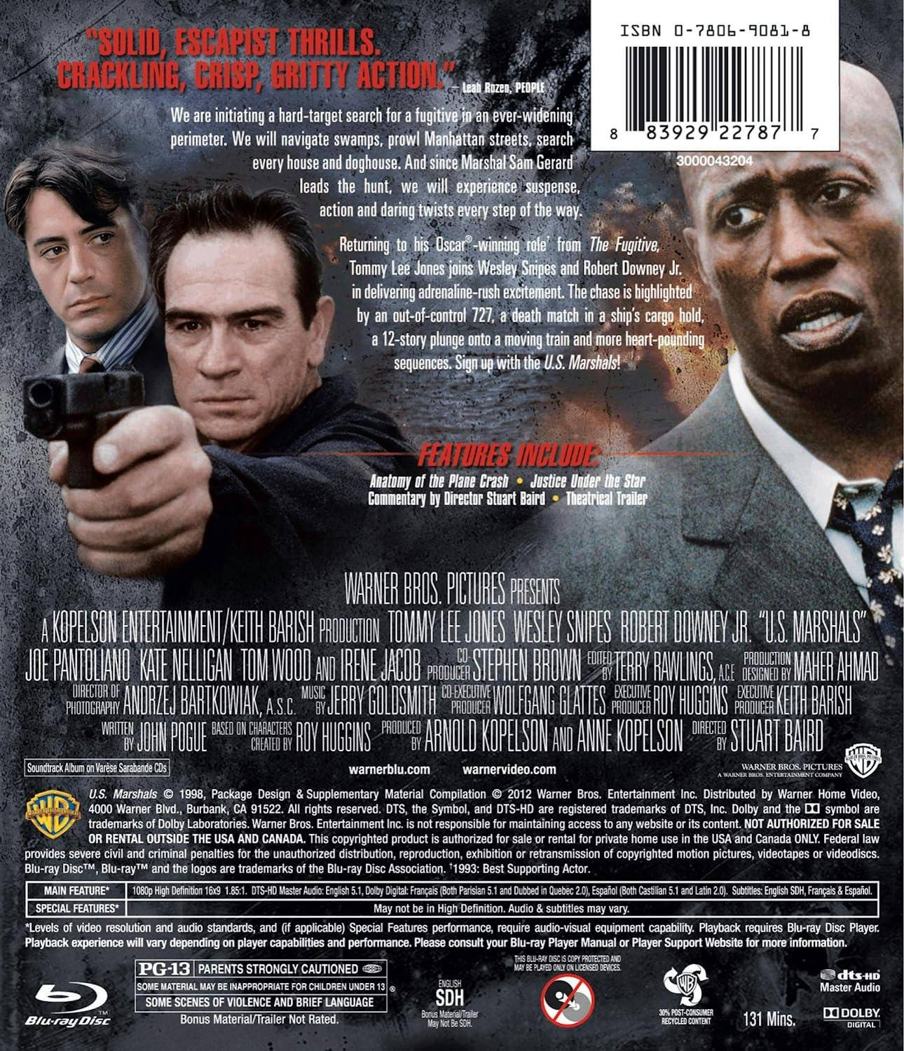 Angle. US Marshals [Blu-ray].