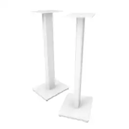 Kanto - 28" Universal Bookshelf Speaker Floor Stands, Pair - White