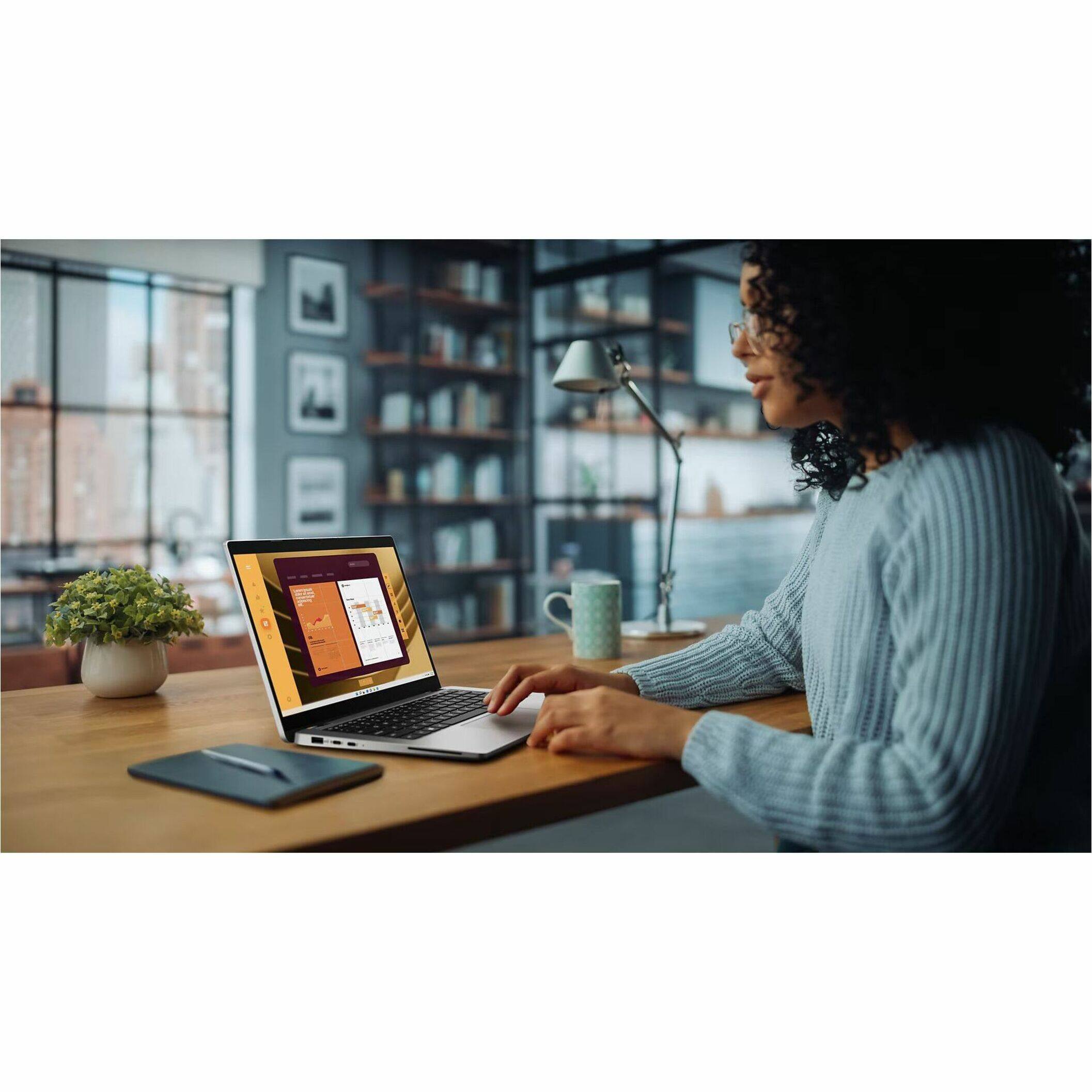 Alt View 40. Dell - Latitude 5000 13.3" Laptop - Intel Core Ultra 5 with 16GB Memory - 512 GB SSD - Gray.