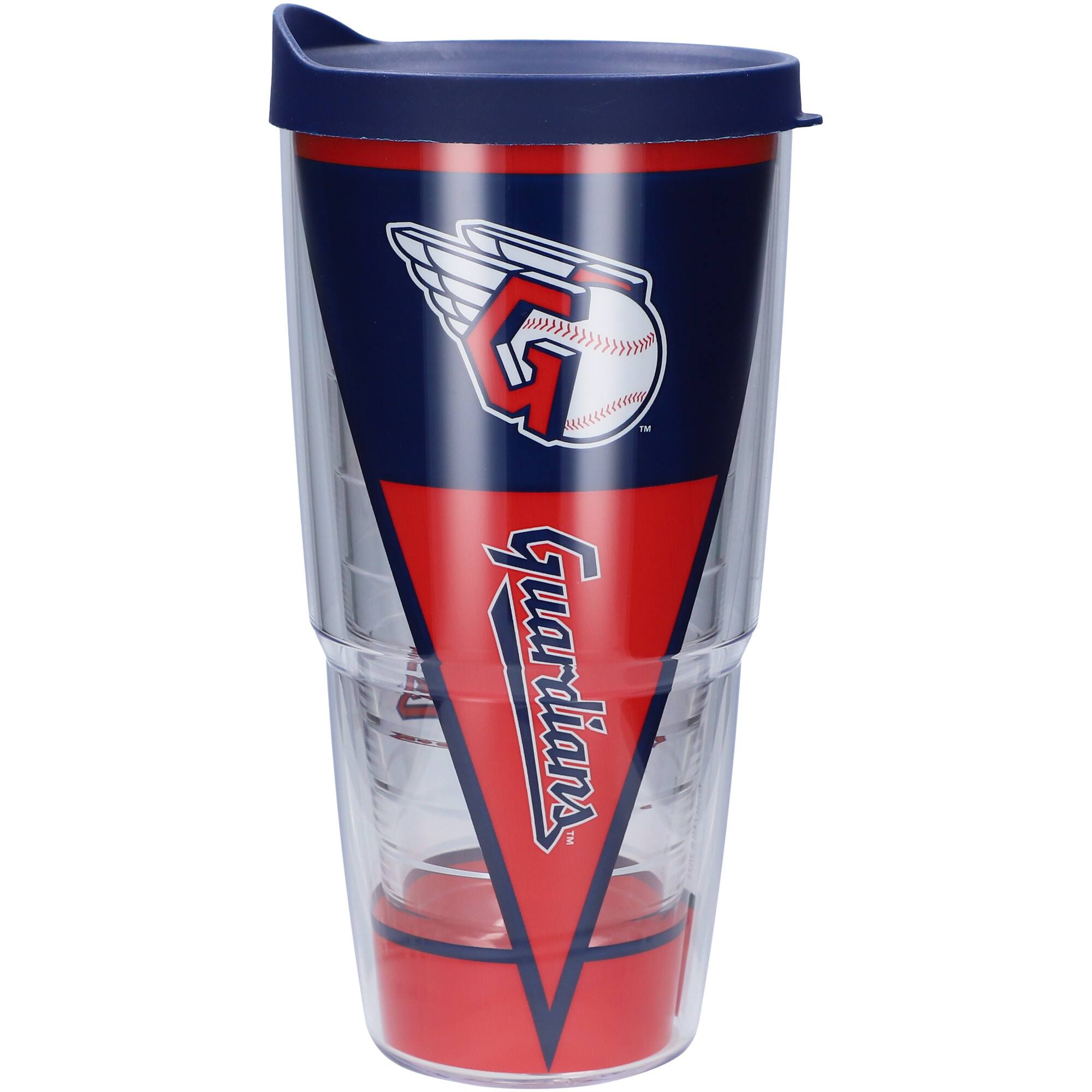 Alt View 1. Tervis - Cleveland Guardians 24oz. Batter Up Classic Tumbler - Multicolor.