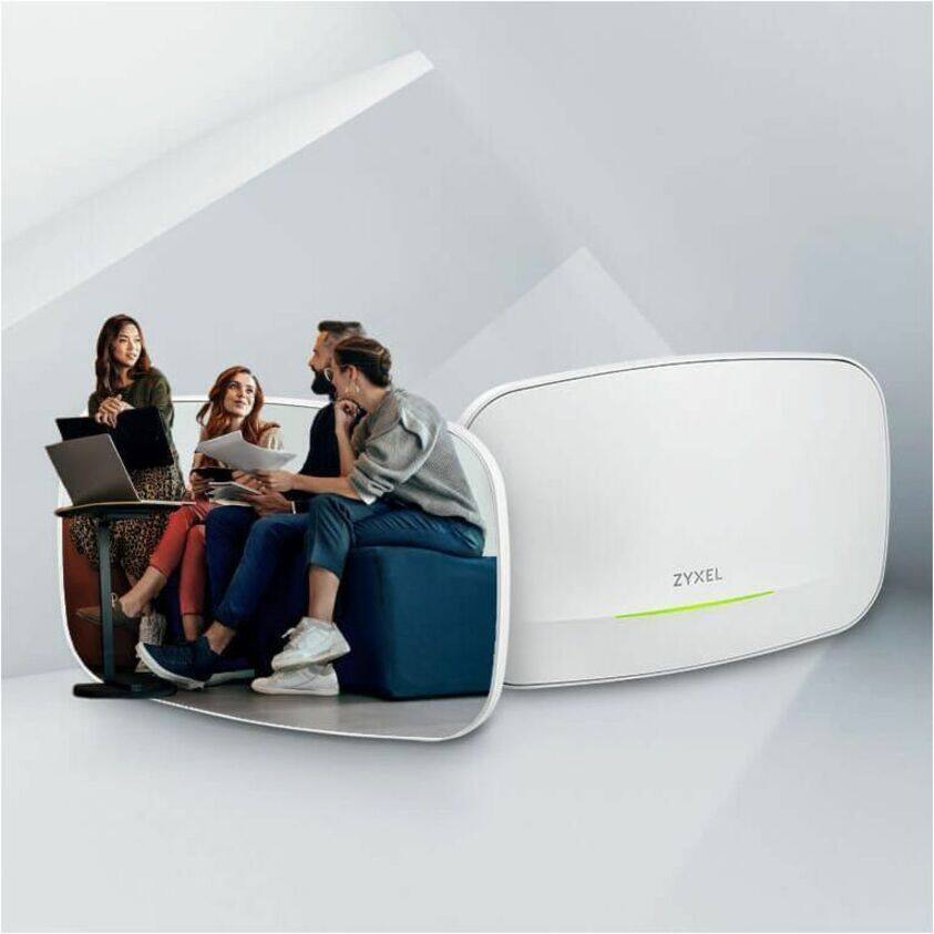 Alt View 5. ZYXEL - Zyxel WiFI 7 BE11000 Wireless MultiGig Pro Access Point | 2 x 2.5Gb Ethernet | Tri-Band Operation | Mesh and PTP Bridge - Unknown.