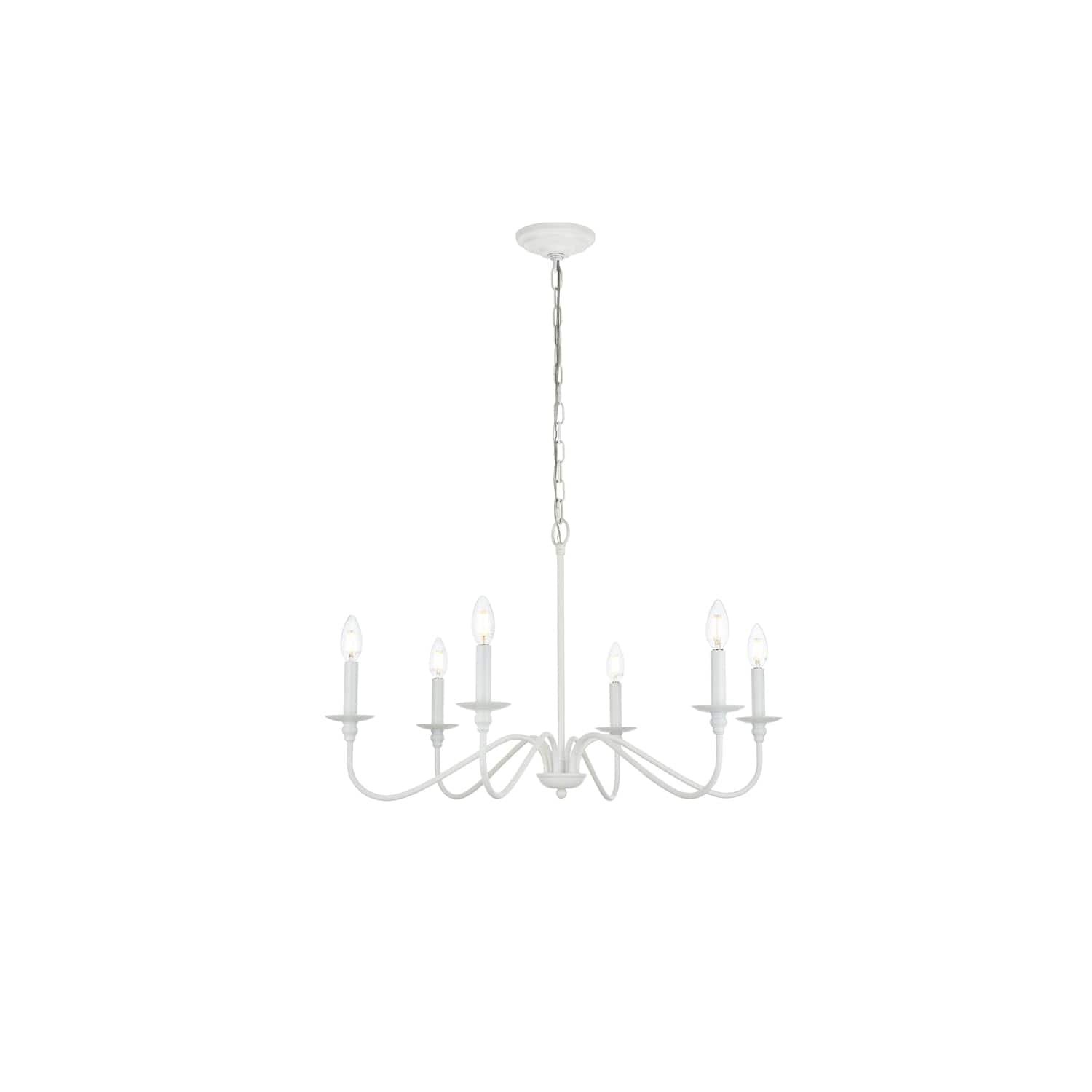 Living District - Rohan 36 inch chandelier - White price history on PriceWatchPro