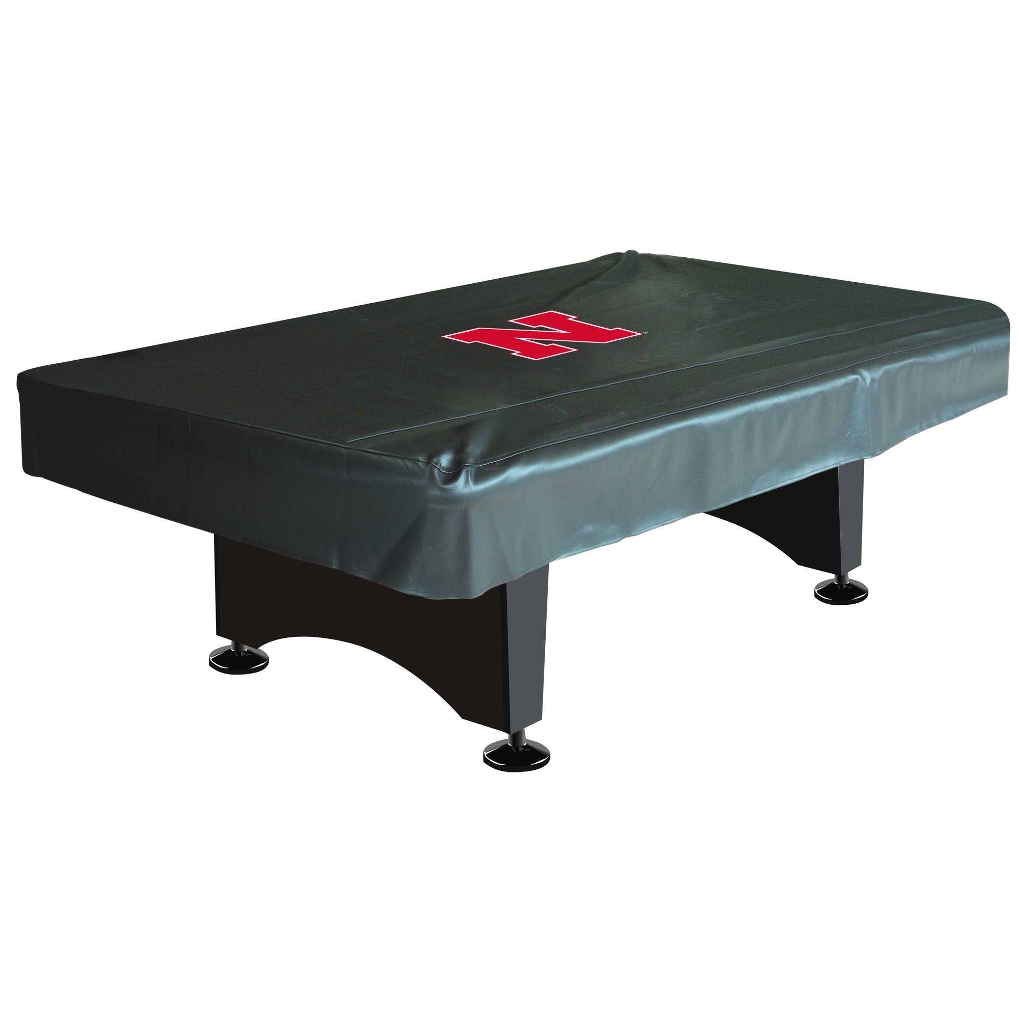 Front. Imperial - Nebraska Huskers 8' Deluxe Pool Table Cover - Multicolor.