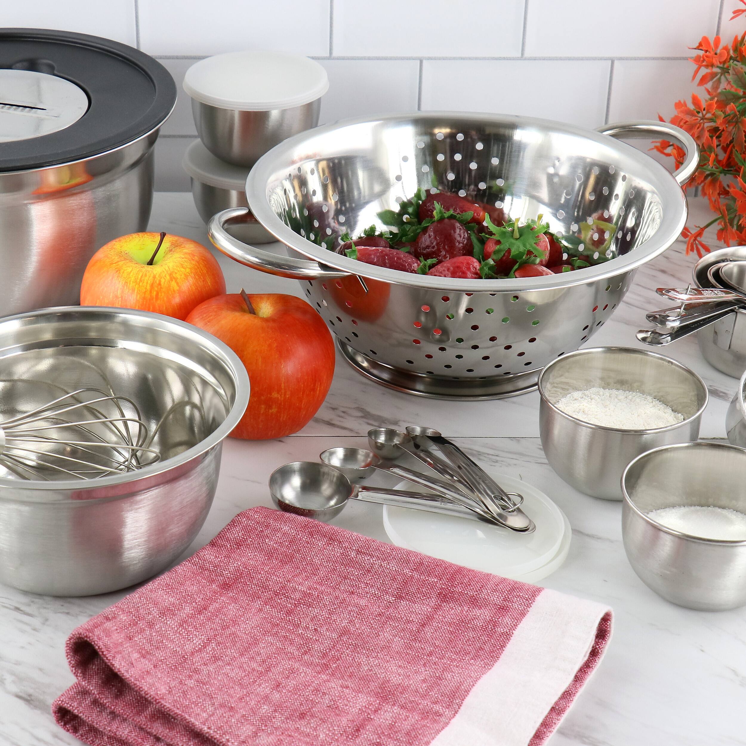 Alt View 6. Oster - Oster Tobias 27 Piece All-In-One Cooking Tool Set - Ideal For Prepping - Silver.