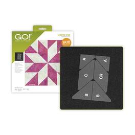 AccuQuilt - GO! LeMonyne Star-9" Finished Block on Board Fabric Cutting Die for Quilting, Sewing, Crafting, and DIY Projects - Multicolor