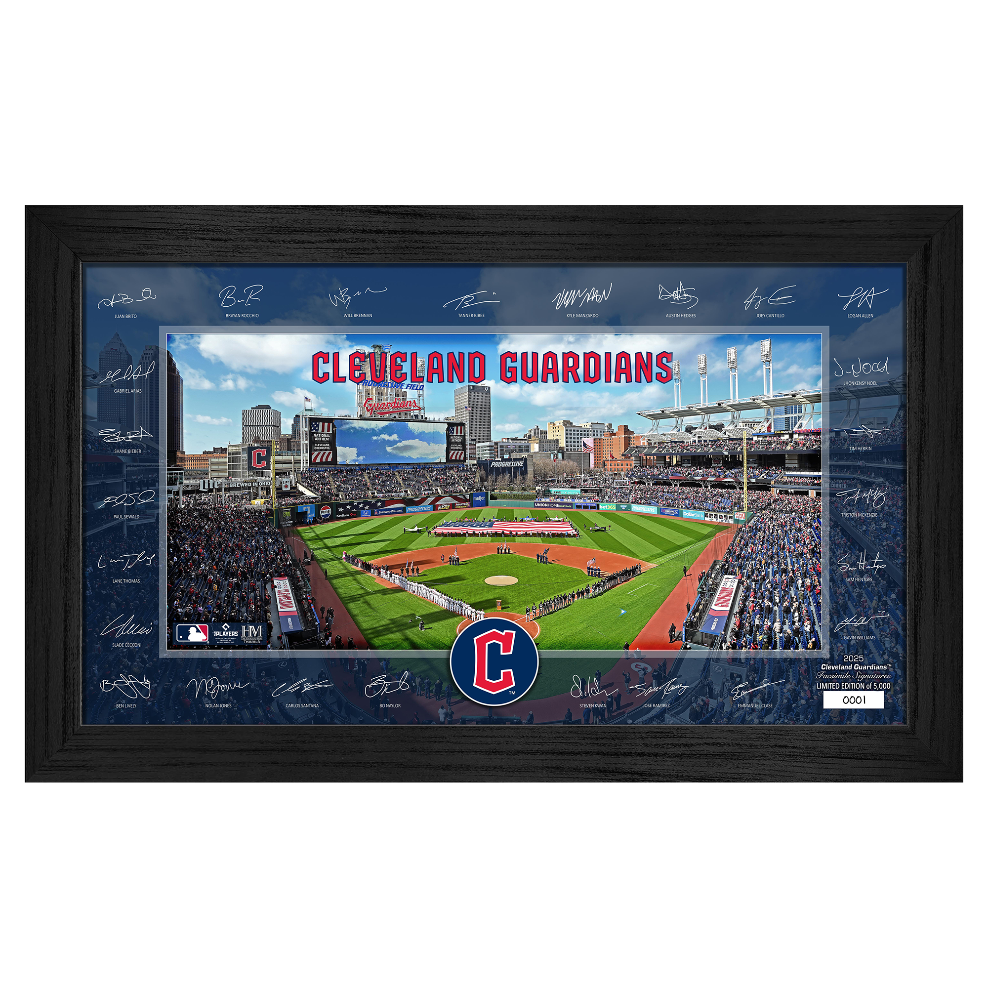 CLEVELAND GUARDIANS

2025
Cleveland Guardians
Limited Edition #5000
0001

Ase a B-R . - W~ - - R I I JAAN I  D - hE ai PW  selpp 452 - P.. F950 CLEVELAND GUARDIANS FOLE Crntedians LAE  2   TIO m - J-rood | -. A -t Ft a Ths  TEL  d Eduai - 1 AOIE HM | | I r Os mu  Ec M MA - -  / 8. Salfay  TE a sar 2025 Cveana Suaraians  y LMITED EDITEN d 1,500 0001