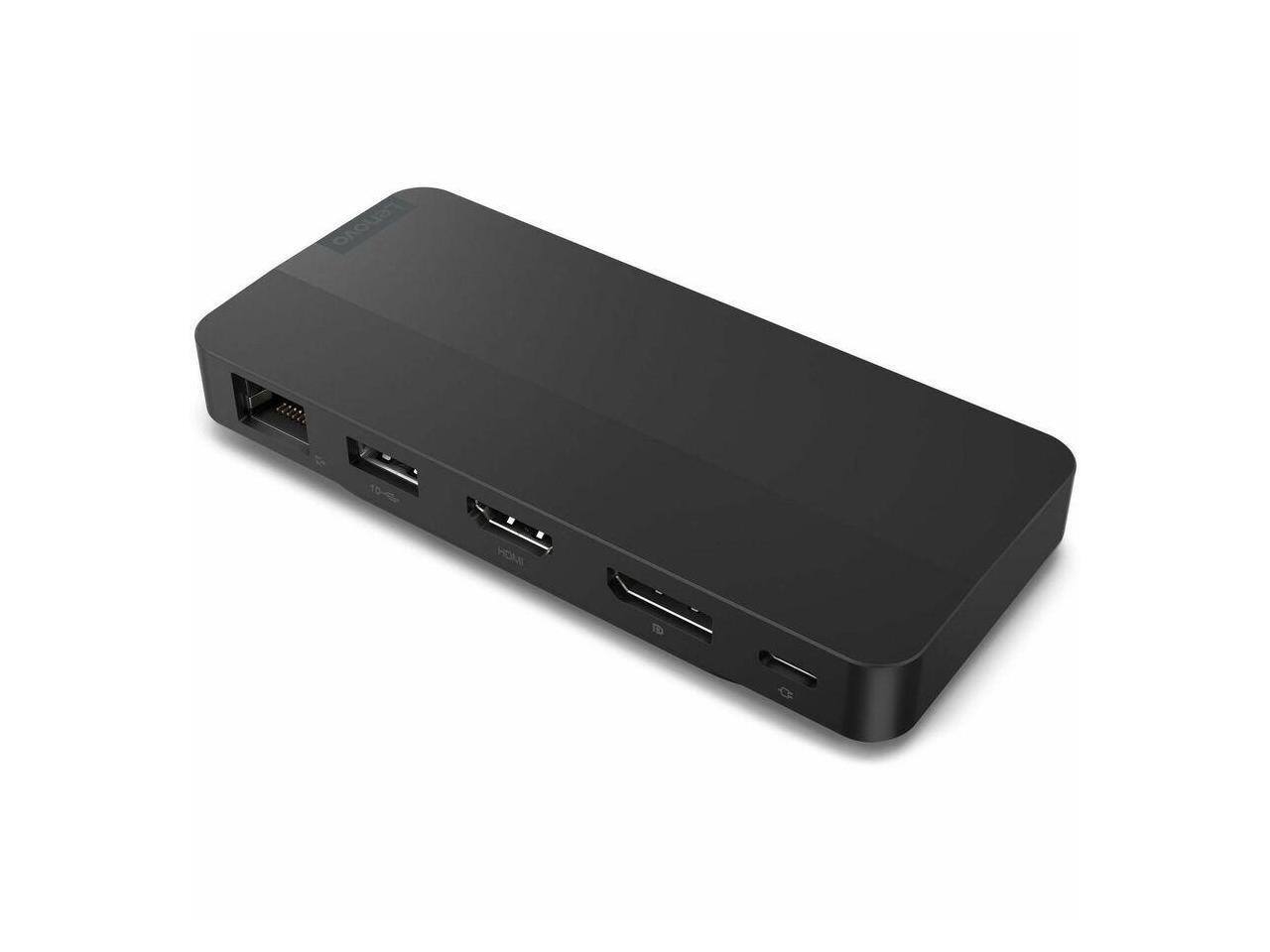 Alt View 10. Lenovo - Lenovo USB-C Dual Display Travel Dock with Adapter.