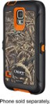 Front. Otterbox - Real Tree Defender Series Case for Samsung Galaxy S 5 Cell Phones - Max 4HD Blaze Orange.