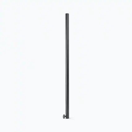 Front. On Stage Stands - On-Stage LS7805QIK Power Crank-Up Lighting Stand - Black.