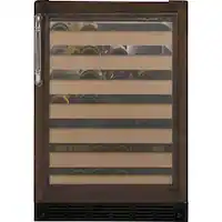 Monogram - 57-Bottle Wine Cooler with Red and White Wine Temperature Settings - Custom Panel Ready - Front_Zoom