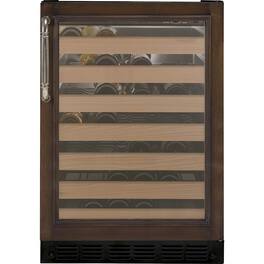 Monogram - 57-Bottle Wine Cooler with Red and White Wine Temperature Settings - Custom Panel Ready