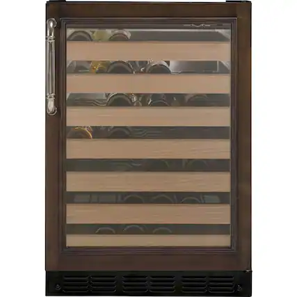 Front. Monogram - 57-Bottle Wine Cooler - Custom Panel Ready.