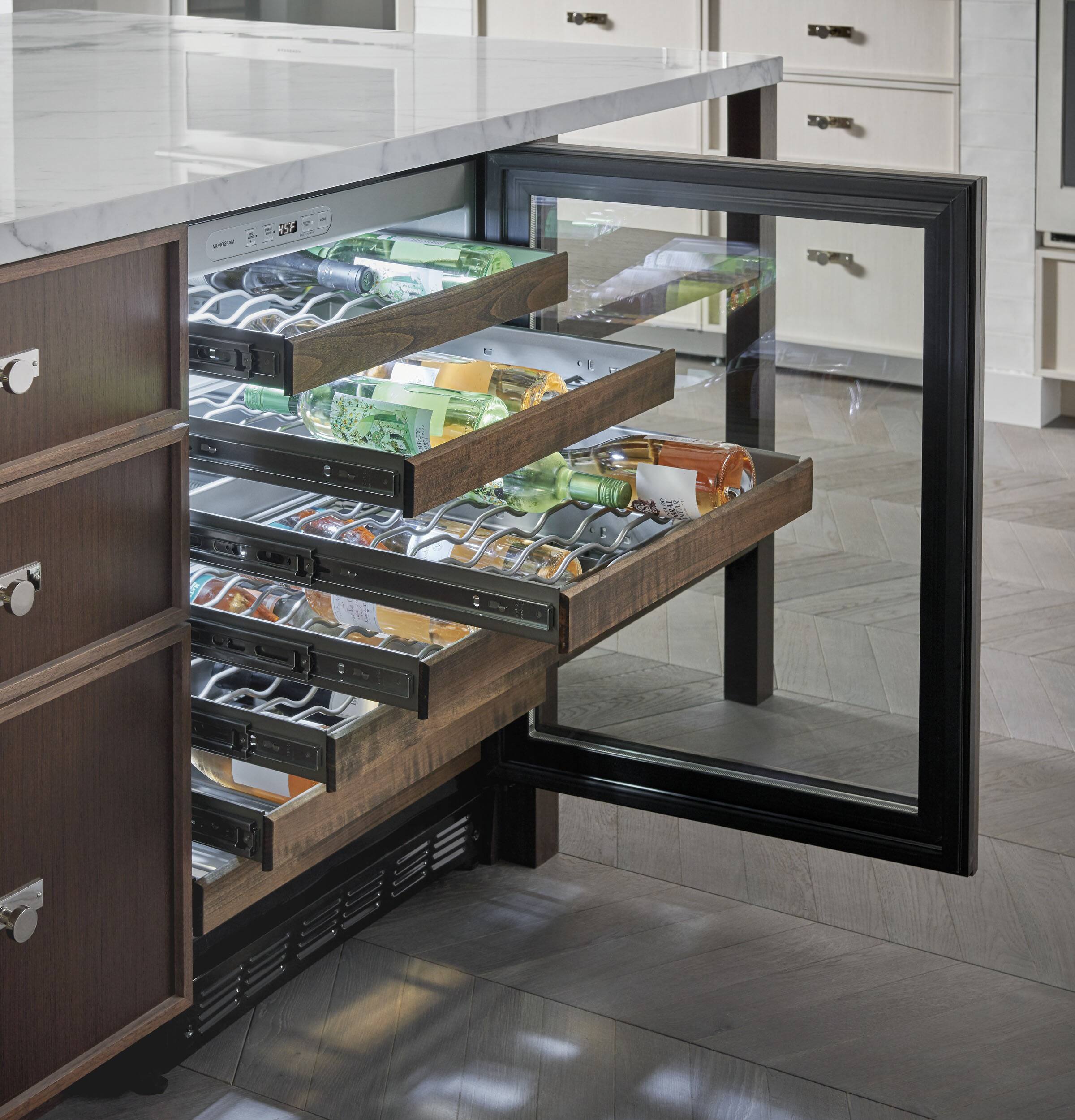 Alt View 23. Monogram - 57-Bottle Wine Cooler - Custom Panel Ready.