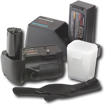 Best Buy: Olympus Lithium-Polymer Battery and Grip Set for Olympus 