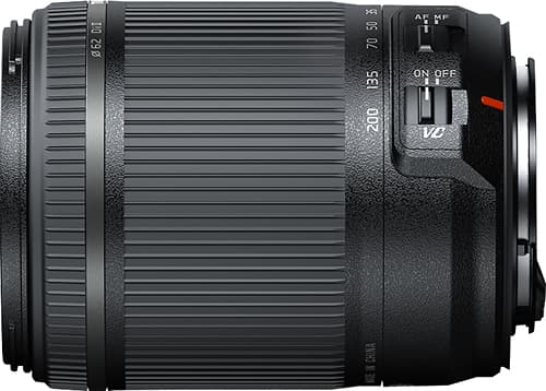 Tamron - 18-200mm f/3.5-6.3 Di II VC All-in-One Zoom Lens for Canon - Black - Larger Front