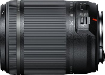 Tamron - 18-200mm f/3.5-6.3 Di II VC All-in-One Zoom Lens for Canon - Black - Front_Zoom