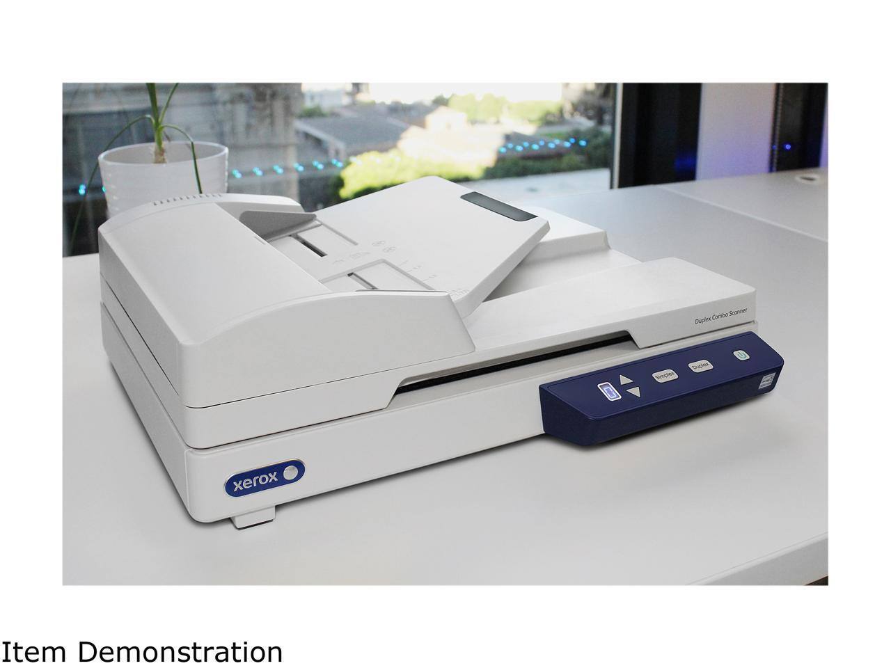 Combo Scanner Duplex StcCen DUHER xerox Item Demonstration