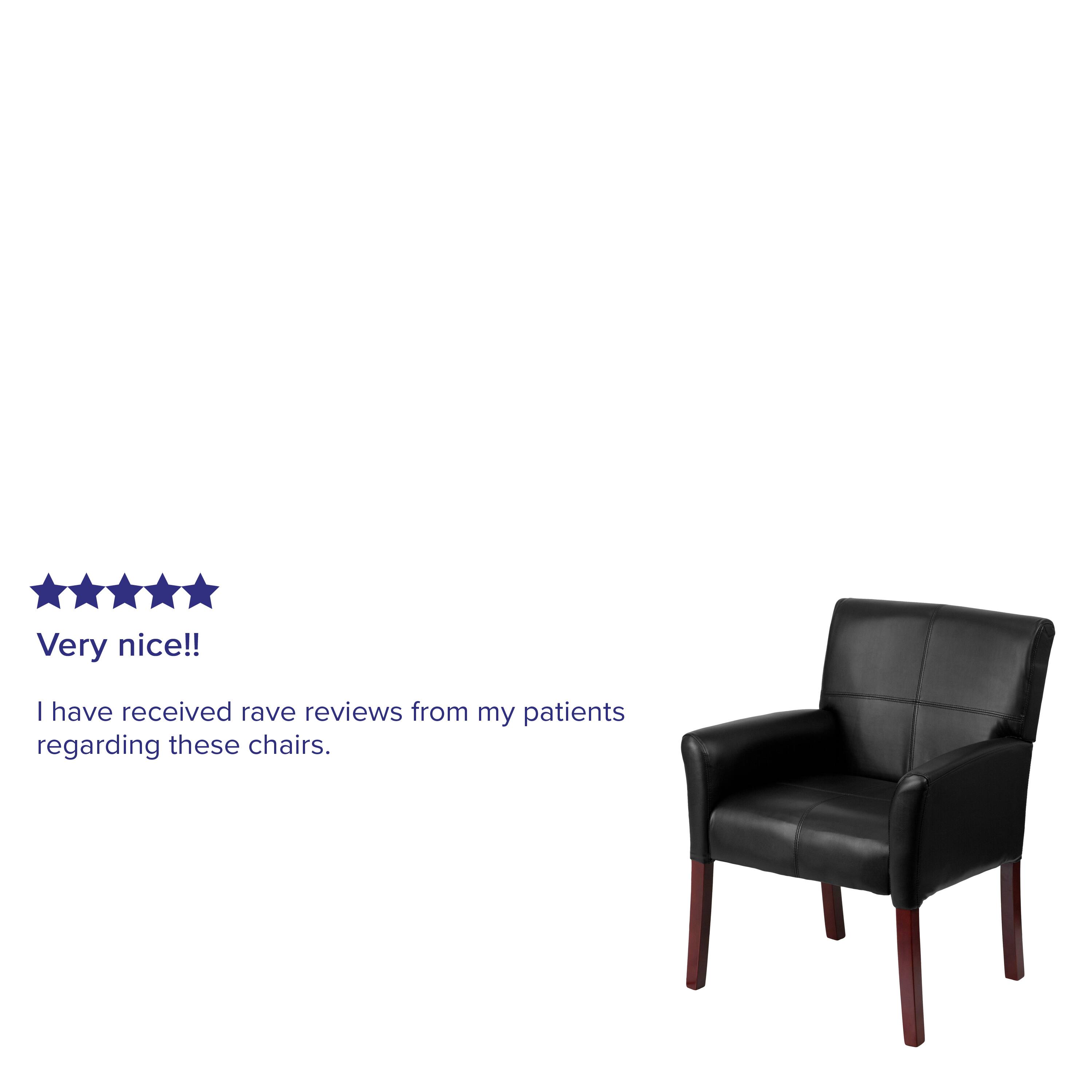 Very nice!!  
I have received rave reviews from my patients regarding these chairs.