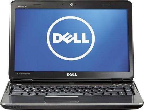 Front Standard. Dell - 14" Inspiron Laptop - 6GB Memory - 640GB Hard Drive - Diamond Black.