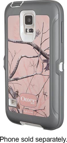 Otterbox - Real Tree Defender Series Case for Samsung Galaxy S 5 Cell Phones - AP Pink-Front_Standard 