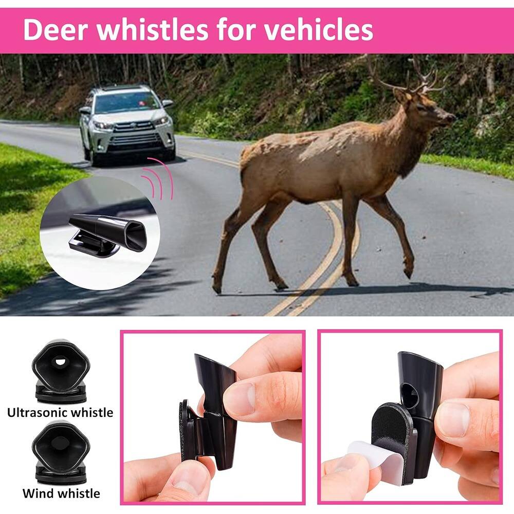 Deer whistles for vehicles

Ultrasonic whistle

Wind whistle
