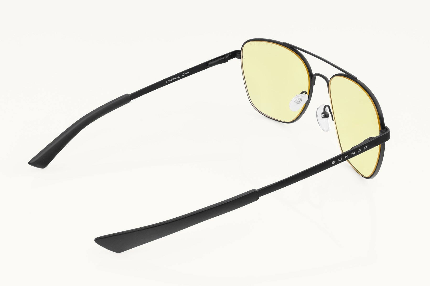 Alt View 7. GUNNAR - GUNNAR Computer Glasses  -  Mustang, Chrome, Amber Lens - Blue Light Blocking, Relieve Dry Eye, Anti Glare - Chrome.