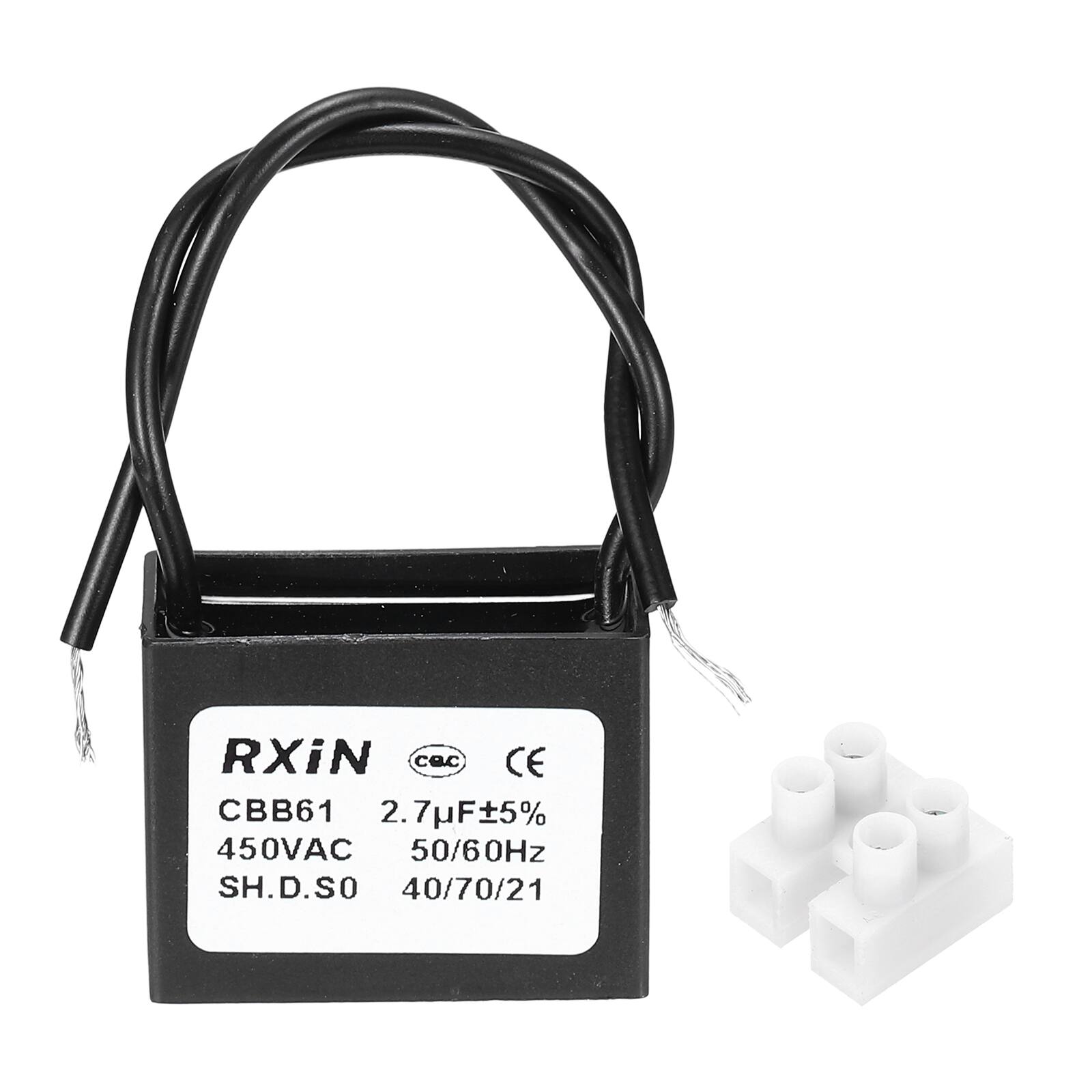 RXiN  
CBB61 2.7µF±5%  
450VAC 50/60Hz  
SH.D.SO  
40/70/21