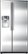 Front Standard. Samsung - 25.5 Cu. Ft. Side-by-Side Refrigerator with Thru-the-Door Ice and Water - Stainless Platinum.