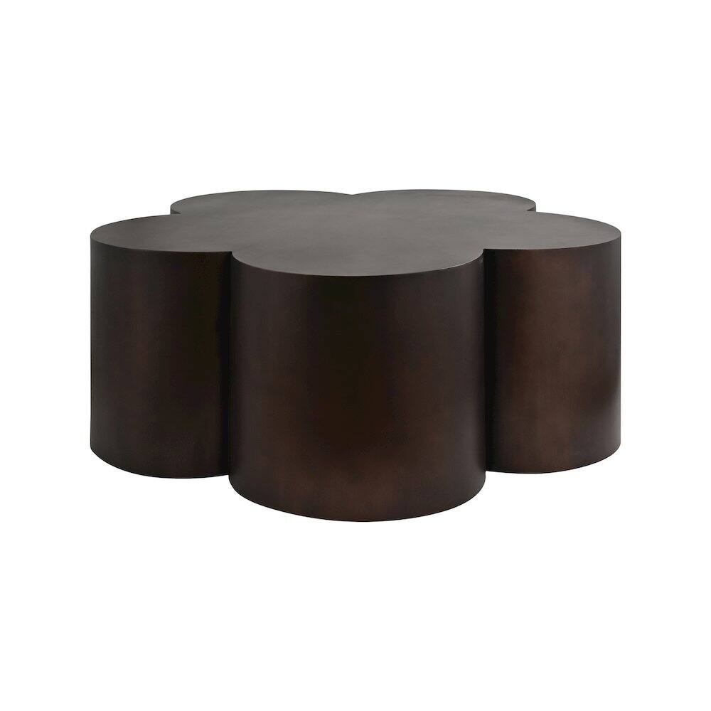 Alt View 1. Meridian Furniture - Lucky Brown Iron Coffee Table - Brown.