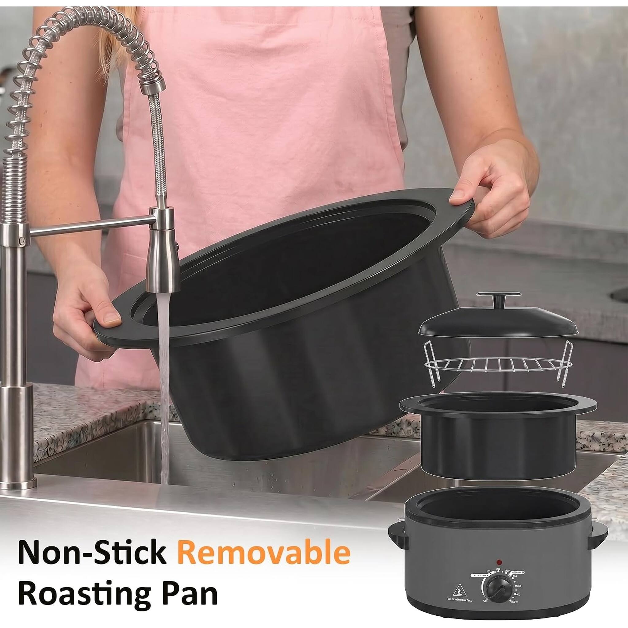 Non-Stick Removable Roasting Pan